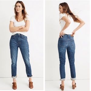 Madewell High Rise Slim Boy Jean Size 27